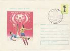 ROMANIA 1978 POSTAL STATIONERY ; POSTMARK EXPO FOOTBALL BRASOV - 1978 – Argentina