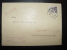 BADEN  FRANZÖSISCHE ZONE FRANCAISE 1949 GOTHAER VERSICHERUNG ASSURANCE BADEN - BADEN - Baden