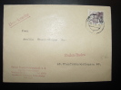 BADEN  FRANZÖSISCHE ZONE FRANCAISE 1949 GOTHAER VERSICHERUNG ASSURANCE BADEN - BADEN - Bade