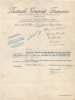 69 LYON FACTURE  MUTUELLE GENERALE FRANCAISE 1927 - V24 - Bank & Insurance