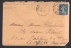 FRANCE 1922 N° 140 Obl. Ambulant  Varennes S/allier à Trezelles - Briefe U. Dokumente