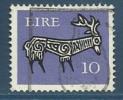 IRLANDE , EIRE , 10 P , Animaux Stylisés , Elan , 1968 - 1969 , N° Y&T 221 - Oblitérés