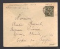 FRANCE 1919 N° 130  Obl. Ambulant  La Voulte S/Rhone à Lyon - Covers & Documents