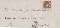 Envuelta VITORIA 1863. Rueda De Carreta  48 - Briefe U. Dokumente