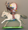Figurine BRITAINS (Angleterre) : Indien à Cheval, Coiffe, Costume De Guerre, Far-West - Autres & Non Classés