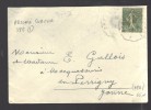 FRANCE N° 198  Obl. Ambulant  Arzon à Surzur - Briefe U. Dokumente