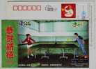 China 2004 Zhaozhuang Mobile Service Advertising Postal Stationery Card Table Tennis - Table Tennis