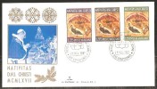 VATICAN VATICANO VATIKAN FDC 28.11.67 Weihnachtsserie 1967 - Cartas & Documentos