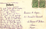 7131# LUXEMBOURG ADOLPHE / CARTE POSTALE Datée NIEDERANVEN Obl ROODT 1907 Pour LA VARENNE ST HILAIRE SEINE - 1895 Adolfo De Perfíl
