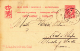 7133# LUXEMBOURG ADOLPHE / CARTE POSTALE ENTIER Obl MERSCH 1902 Pour PONT A MOUSSON MEURTHE ET MOSELLE - 1895 Adolfo De Perfíl