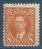 CANADA , 8 C , Effigie De George VI , 1937 , N° YT 195 - Nuevos