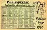 Paris-Presse - Meilleurs Voeux - Petit Format : 1941-60