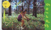 New Zealand  * SPRING * Sports * Cycling * $10 Card * TELECARTE (135B) PHONECARD * FIETS * FAHRRAD - Nuova Zelanda