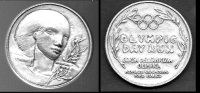 MEDAGLIA COMMEMORATIVA OLYMPIC DAY RUN ROMA 28 GIUGNO 1990 - Sonstige & Ohne Zuordnung