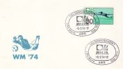 GERMANY 1974 WORLD CUP  POSTMARK - 1974 – Alemania Occidental