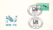 GERMANY 1974 WORLD CUP  POSTMARK - 1974 – Allemagne Fédérale