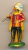 Figurine JIM (France) : Chef Indien Fumant Le Calumet De La Paix, Coiffe, Far-West, Western - Autres & Non Classés