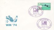 GERMANY 1974 WORLD CUP  POSTMARK - 1974 – Allemagne Fédérale