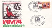 GERMANY 1974 WORLD CUP  POSTMARK - 1974 – Westdeutschland