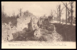 CPA Neuve 51 Guerre 1914-1918 Environs De REIMS Près De Sillery BELLE-VUE  Ruines Du Bombardement - Sillery