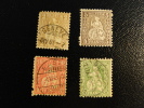 4 Helvetia Assises (1862) - Used Stamps