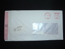 LR AR TARIF 21,50 F EMA R 2570 DU 1.6.89 MAUBEUGE PAL (59 NORD) - Postal Rates