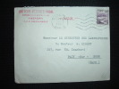 LETTRE POUR LA FRANCE TP 15 F OBL. MECANIQUE 22-12 1953 MAZAGAN MAROC - Briefe U. Dokumente