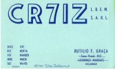 CARTE QSL CARD 1960 RADIOAMATEUR HAM RADIO CR-7 ILE ILHA IBO ISLAND MOZAMBIQUE PORTUGUESE AFRICA PORTUGUAISE - Mozambique