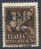 1945-47 TRIESTE AMG VG USATO POSTA AEREA 50 CENT - RR10518 - Usados