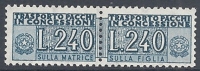 1955-81 ITALIA PACCHI IN CONCESSIONE 240 LIRE MNH ** - RR10527-7 - Concessiepaketten