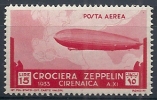 1933 CIRENAICA POSTA AEREA ZEPPELIN 15 LIRE MNH ** - RR10537 - Cirenaica