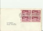 USA 1949 - FDC WRIGHT BROTHERS´ FLIGHT  ADRESSED. POSTMARKED  KITTY HAWK - NC DEC 17, W 4 STAMPS    OF 6 CENTS RE 105 - 1941-1950