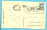 195 Op Kaart Met Stempel BRUXELLES? Met Naamstempel (griffe D´origine) WATERLOO - Linear Postmarks