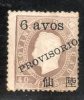 1 MACAOS  1894-  Sobre Carga Provisorio 6 Avos - Unused Stamps