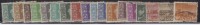 India Used 1958, Full Set Of 18 Definitive, Ashoka Wmk Series, Map & Industries., - Used Stamps