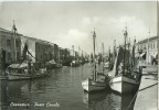 Italy, Cesenatico, Porto Canale, Harbour Channel, 1964 Used Real Photo Postcard [P9463] - Cesena