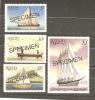 Nevis 1980 Ships And Boats Set (4) MNH Overprinted Specimen Diagonally - St.Kitts En Nevis ( 1983-...)