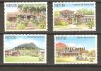 Nevis 1985  Tourism Hotel Scenes Set (4) MNH Overprinted Specimen - St.Kitts En Nevis ( 1983-...)