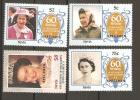 Nevis 1986 QEII Birthday Set (4) MNH Specimen Overprints - St.Kitts En Nevis ( 1983-...)