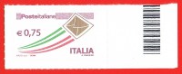 Italia 2011 €. 0,75 Nuovo** Integro - 2011-20: Mint/hinged