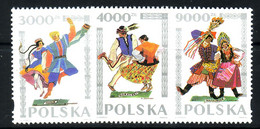 POLAND 1994 MICHEL NO 3490-3492 MNH - Ungebraucht