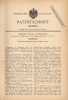 Original Patentschrift - W. Vogler In Somerville , 1894 , Sitz Mit Sprungfeder , Sessel !!! - Sonstige & Ohne Zuordnung