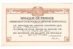 MILITARIA - WW1 - 1914/1918 - BANQUE DE FRANCE - VERSEMENT D'OR - 1915. - Andere & Zonder Classificatie