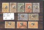 ROUMANIE  - No MICHEL 177-186  OBLITERES        COTE: 17 € - Used Stamps