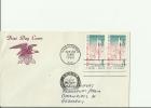 USA 1960 - FDC CENTENARY JAPANESE-AMERICAN TREATY ADD W 2 STAMPS OF 4 CENTS POSTMARKED WASHINGTON DC SEP 28, RE 143 - 1951-1960