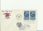 USA 1960 - FDC EMPLOY THE HANDICAPPED  ADDRESSED TO GER W 2 STAMPS OF 4 CENTS POSTMARKED NEW YORK-N.Y  AUG 28, RE 145 - 1951-1960