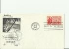 USA 1959 - FDC ADMISSION OF HAWAII TO STATEHOOD. W 1 STAMP OF 7 CENTS AIRMAIL  POSTMARKED HONOLULU - HI  AUG 21, RE 152 - 1951-1960