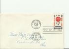 USA 1959 - FDC CENTENARY OF LAFAYETTE - IND . ADD W 1 STAMP OF 7 CENTS AIRMAILDOUBLE POST. LAFAYETTE-IND  AUG 17, RE 153 - 1951-1960