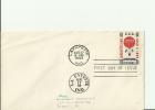 USA 1959 - FDC CENTENARY OF LAFAYETTE - IND . ADD W 1 STAMP OF 7 CENTS AIRMAILDOUBLE POST. LAFAYETTE-IND  AUG 17, RE 154 - 1951-1960