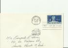 USA 1959 - FDC LINCOLN SESQUICENTENNIAL  ADDRESSED W 1 STAMP OF 4 CENTS  POSTMARKED .WASHINGTON-DC  MAY 30, RE 155 - 1951-1960